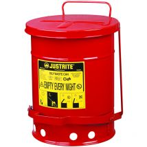 Poubelle pour déchets inflammables et produits de nettoyage huileux - Homologations fm/ul, capacité. 34L