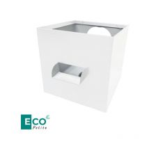 Aluhome - Boîte à eau B3 en alu 7/10ème eco - format carré - naissance ø 70mm