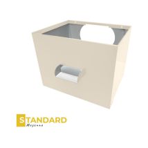 Boîte À Eau Tp22 En Alu 7/10ème Standard - Format Moyen - Naissance Ø 120mm - Aluhome
