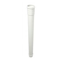 Dauphin droit 1m Ø80 blanc - Nicoll