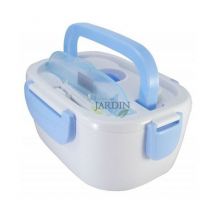 Gamelle chauffante 1L, lunch box chauffante électrique tupperware chauffant boite repas 12v24v220v 60W etanche réchauffe plat bu