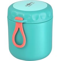 Boîte à lunch isolée en acier inoxydable Cabilock, porte-soupe, récipient alimentaire portable pour pique-nique, école, bureau (430 ml, vert)