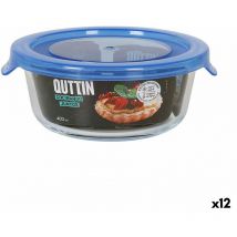 Boîte à lunch Quttin bleu 400 ml (12 pièces)