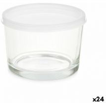 Vivalto Boîte à lunch en verre polypropylène transparent 200 ml (24 pièces)