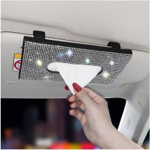 Boîte à mouchoirs pour Pare-Soleil, Porte-Mouchoirs de Voiture, Boîte à Mouchoirs Voiture Porte-Papier pour Pare-Soleil Voiture Fait à la Main avec