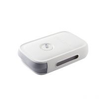 Feiyue - Boîte à œufs, tiroir de rangement pour boîte à œufs, panier à œufs de cuisine en plastique, support à œufs empilable pour réfrigérateur