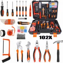 Boîte à outils 102 pièces boîte à outils outils outils à main