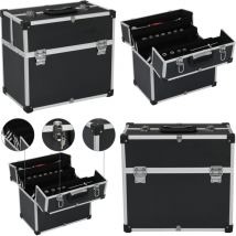 Boîte à outils 38x22,5x34 cm Noir Aluminium - mallette à outils - mallettes à outils - Home & Living - Noir