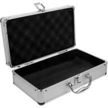 Boîte à outils en aluminium, boîte à outils, trousse de maquillage, en alliage de plastique abs blanc, pour homme et femme