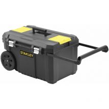 Coffre de Chantier - 50 l - Poignée Télescopique - 66,5 x 40,4 x 34,4 cm Stanley STST1-80150
