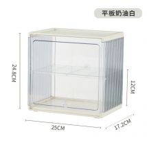 Feiyue - Boîte à pain pour comptoir de cuisine Récipient à pain transparent à double couche pour la fraîcheur Boîte à pain en plastique
