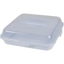 Boite a tarte avec clips plastique