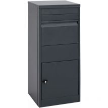 Boîte aux colis HHG-092, boîte aux lettres, galvanisé anthracite