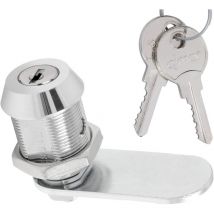 Serrure de boîte aux lettres droite Ojmar Chrome - Serrure de boîte aux lettres Ojmar avec languette droite ou incurvée