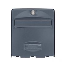 Boîte aux lettres burg wachter balthazar 1 Porte - Sur pied - Acier galvanisé - Ouverture totale - Anthracite - Fabriqué en f