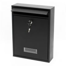 Boîte Aux Lettres Classique Noire - Noir