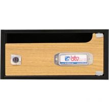 Boîte aux lettres horizontale acier/MDF Montecarlo Teka 120x240x250mm 13620