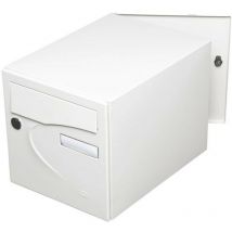 Boîte aux lettres préférence, 2 portes blanc 9016 Renz