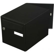 Boîte aux lettres preference 2 portes noir mat 9005 Renz