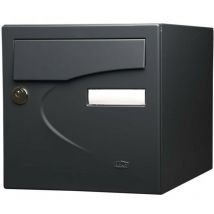 Boîte aux lettres preference 1 porte gris anthracite 7016 Renz