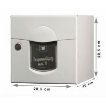 Renz - Boite aux lettres solea 1 porte blanc mat