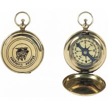 Petite boussole en laiton ornementale