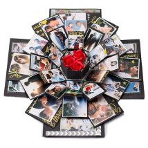 Fei Yu - Boîte-cadeau chinoise pour la saint-valentin, boîte d'explosion surprise, faite à la main, photo créative, album de bricolage, cadeau
