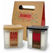 Boite cadeau de 2 bougies éco responsable bougie heart and home