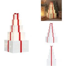 Vidaxl - Boîte-cadeau de décoration de Noël 250 led blanc chaud - Décoration De Noël - Décorations De Noël - Décoration De Noël Extérieure - Lumière