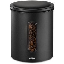 Boîte café pr 500 g de grains ou 700 g de poudre, étche air/arômes, nr Xavax