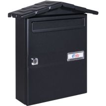 Boîte aux lettres BTV – Acier galvanisé – Dimensions 240 x 87 x 345 mm – Ouverture latérale – Type de boîte aux lettres