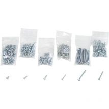 Boîte d'assortiment de 825 vis à tôle din 7981 & din 7983