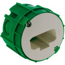 Boîte dcl applique murs pleins Ø54mm - Vert - Blm