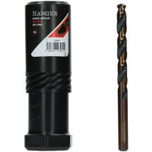 Boite de 5 forets métaux hss taillés meulés diamètre 8.0MM Hanger 155149