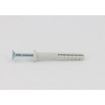 Boite de 100 chevilles à frapper polyamide 6X45mm