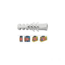 Cheville nylon à expansion Standard F14 Ø14x90mm pour ancrages dans matériaux pleins ou creux (Boîte de 20 unités)