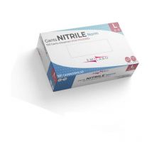 Boite de 100 Gants Nitrile non poudrés Taille l / 8-9 emilabo