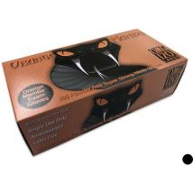 Boite de 100 Gants Nitriles, boite de 100 gants 10 (xxl) Noir
