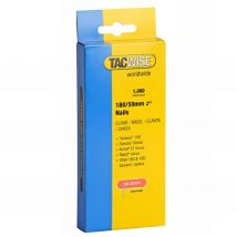 Boîte de 1000 clous en acier galvanisé en bande de type 180 L. 50 mm - TA-1156 - Tacwise