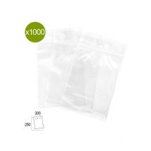 Boîte de 1000 Sachets Zip 200x250mm 50μ