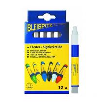 Boite de 12 craies de marquage blanche Bleispitz
