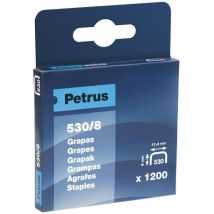 Boîte 1200 Agrafes Mod. 530/8mm 77514 Petrus