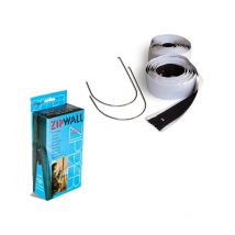 Lot de 2 fermetures à glissières auto-adhésives standards Zipwall ZIP-AZ2