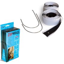 Lot De 2 Fermetures À Glissières Auto-adhésives Standards Zipwall Zip-az2