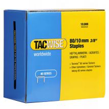 Tacwise - Boîte De 10000 Agrafes Galvanisées De Type 80 L. 10 Mm - Ta-0383