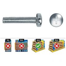 E3/17254 vis metrique bombee philips din 7985 4x20 zinc plat. boîte 500 uni. Celo