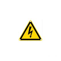 Agi Robur - Boite de 30 étiquettes adhésives pvc Danger électrique, triangle 50mm (437128)