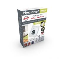 Lot de 4 sacs (hygiène + anti-odeur) pour aspirateurs Compact Power, X-Trem Power, Silence Force, Silence Force Compact Rowenta