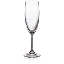 Flûtes à champagne 20 cl – OGO Living – Boîte de 6 – Verre extra résistant, design épuré, compatible lave-vaisselle