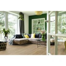 Parquet vinyle clipsable style rustique, Gerflor Senso Clic Premium 1207 Portree light, pour l'habitat et les commerces, 123,9 x 21,2 cm